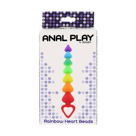 TOY JOY RAINBOW HEART BEADS ANÁLSOR