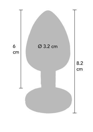 TOY JOY ANAL PLAY TWILIGHT BOOTY JEWEL MEDIUM