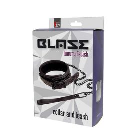 BLAZE COLLAR AND LEASH PURPLE