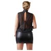 COTELLI CURVES CHIFFON FÉNYES ANYAGÚ RUHA XL