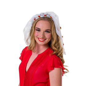 TIARA FEHÉR RÓZSÁS