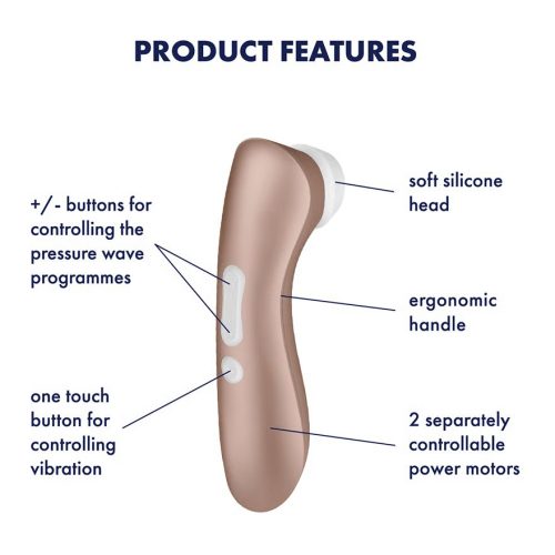 SATISFYER PRO 2 LÉGHULLÁMOS CSIKLÓIZGATÓ