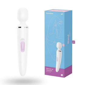   SATISFYER WAND-ER WOMAN - AKKUS, VÍZÁLLÓ MASSZÍROZÓ VIBRÁTOR