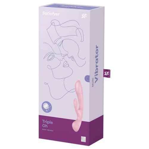 SATISFYER TRIPLE OH PINK VIBRÁTOR