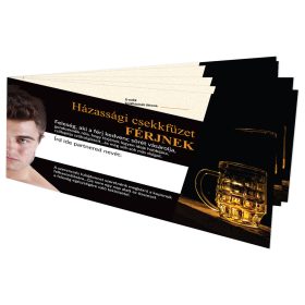 HÁZASSÁGI CSEKKFÜZET FÉRJNEK