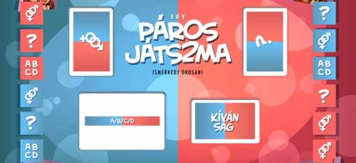 PÁROS JÁTSZMA TÁRSASJÁTÉK