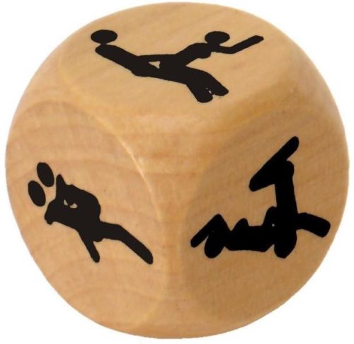 DOBÓKOCKA EROTIKUS PÓZOKKAL FÁBÓL