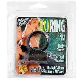 VIBRATING COCKRING BLACK