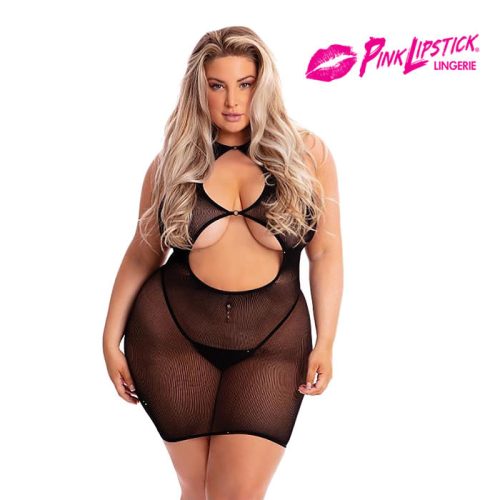 PINK LIPSTICK FOLLOW ME DRESS