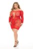 PINK LIPSTICK ANIMAL INSIDE DRESS RED XL/XXL