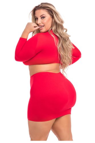 PINK LIPSTICK STOP AND STARE RED 3XL/4XL