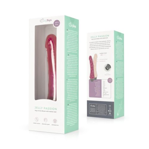 EASYTOYS JELLY PASSION PINK VIBRÁTOR