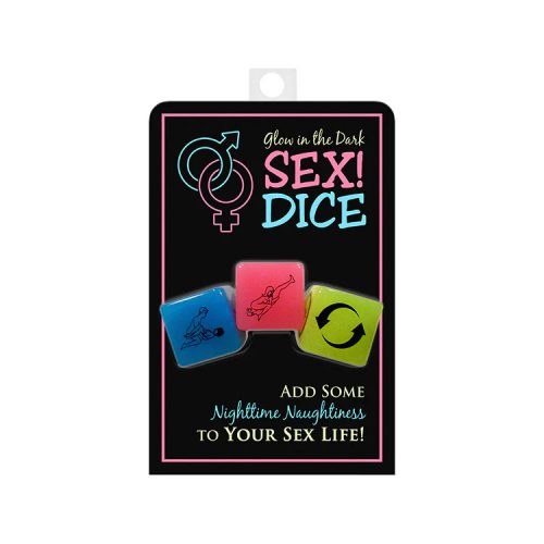 GLOW IN THE DARK SEX DICE
