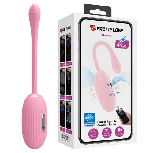 PRETTY LOVE DOREEN BABY PINK APPLIKÁCIÓS VIBRÁCIÓS TOJÁS