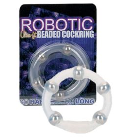 ROBOTIC BEADED COCK RING