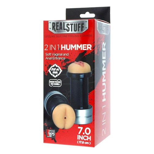 REAL STUFF 2 IN 1 HUMMER SZÁJ ÉS MŰVAGINA