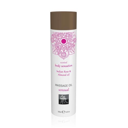SHIATSU SENSUAL MASSAGE OIL INDIAN ROSE & ALMOND OIL