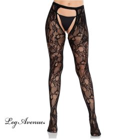 LEG AVENUE VIRÁGMINTÁS HARISNYANADRÁG KIVÁGÁSOKKAL