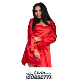 LIV.CO JACQUELINE RED PIROS SZATÉN KÖNTÖS