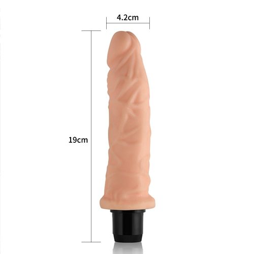 LOVETOY  REAL FEEL 7.5'' CYBERSKIN VIBRATOR #3