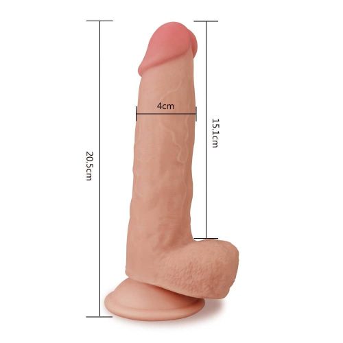 LOVETOY SKINLINE SOFT DONG 7"