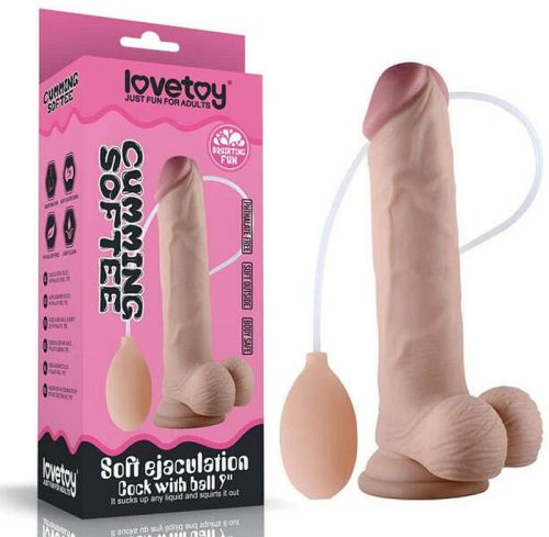 LOVETOY SOFT EJACULATION COCK  9"