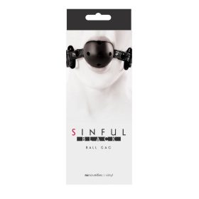 SINFUL BALLGAG BLACK SZÁJPECEK