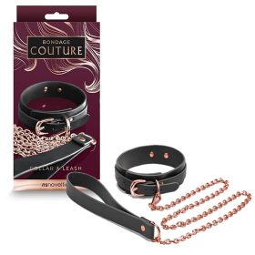 BONDAGE COUTURE - COLLAR and LEASH NYAKÖRV ÉS PÓRÁZ
