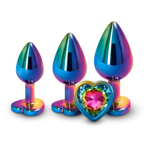 REAR ASSETS 3 PC METAL PLUG KIT SZIVÁRVÁNYOS FÉM ANÁL SZETT