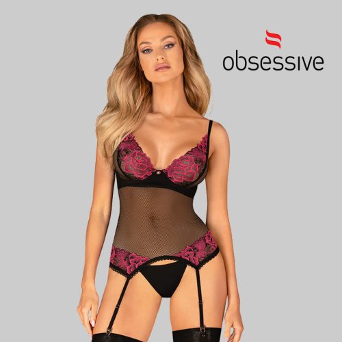OBSESSIVE ROSENTA CORSET-FŰZŐ ÉS TANGA