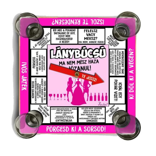 LÁNYBÚCSÚ TÁRSASJÁTÉK