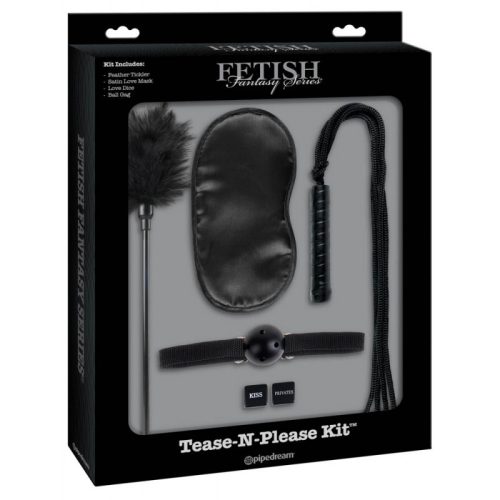 FETISH FANTASY LIMITED EDITION TEASE-N-PLEASE KIT BLACK
