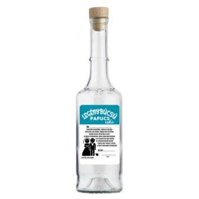 PÁLINKÁS ÜVEG-LEGÉNYBÚCSÚ-PAPUCS ESKÜ