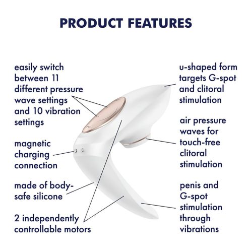 SATISFYER PRO 4 LÉGHULLÁMOS PÁRVIBRÁTOR