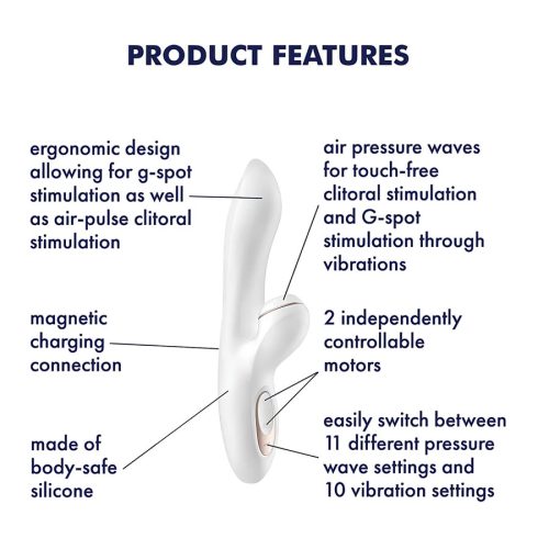 SATISFYER PRO G-SPOT FEHÉR VIBRÁTOR