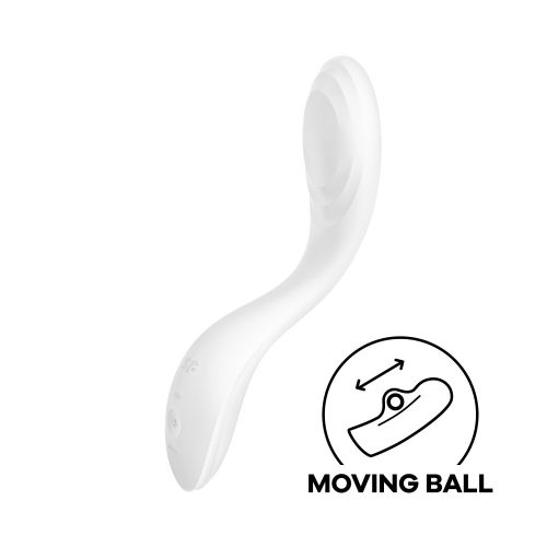 SATISFYER RRROLLING - MOZGÓ G-PONT VIBRÁTOR  FEHÉR