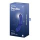SATISFYER DOUBLE CRYSTAL GLASS DILDO BLUE