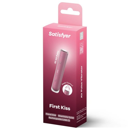 SATISFYER FIRST KISS CSIKLÓVIBRÁTOR NYOMÁSHULLÁMMAL