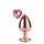 DREAM TOYS GLEAMING LOVE LARGE ROSE GOLD ANÁLDUGÓ PINK KŐVEL