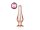 DREAM TOYS PLEASURE PLUG MEDIUM KÚPOS ALAKÚ PINK VÉGGEL