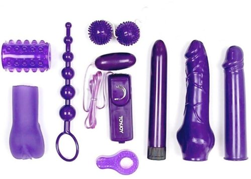 TOY JOY MEGA PURPLE SEX TOY KIT