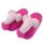 PLÜSS KUKIS PAPUCS PINK SZÍNBEN